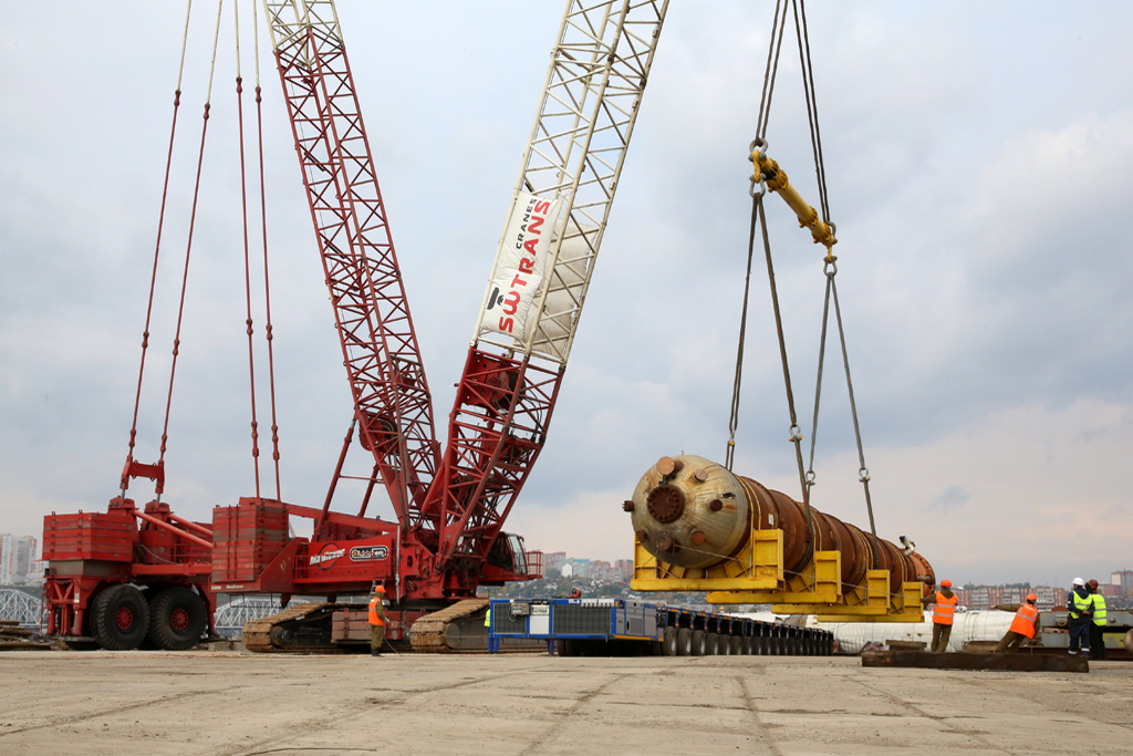 аренда гусеничного крана 750 тн