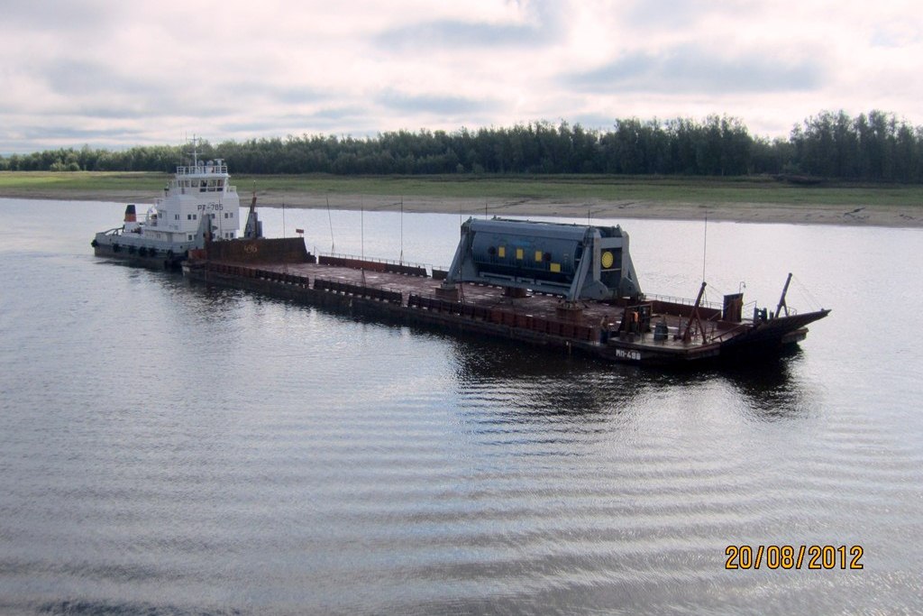 Перевозка генератора весом 400 тонн