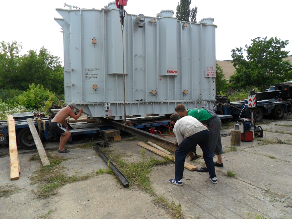 Перевозка и такелаж трансформатора