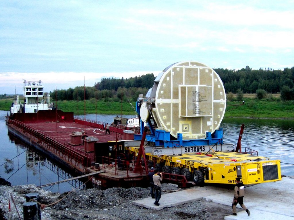 Перевозка паровой и газовой турбин