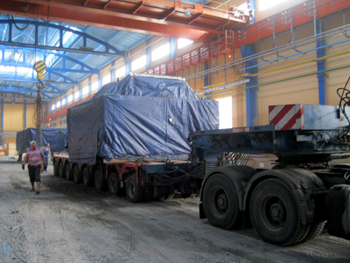 SWTrans - перевозка тяжеловесного оборудования массой 150 тонн