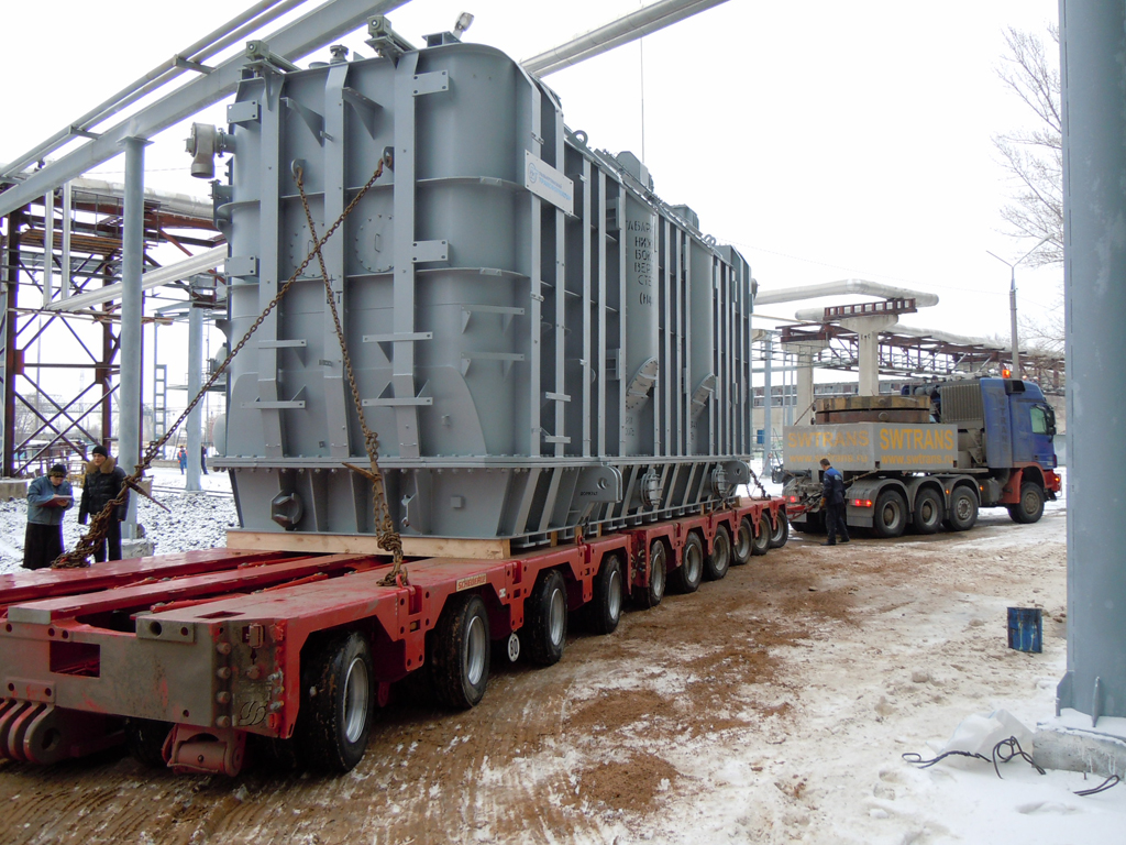 SWTrans - перевозка трансформатора 280 тонн