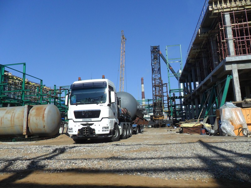 СВ ТРАНС - Перевозка тяжеловесной емкость 130 тонн