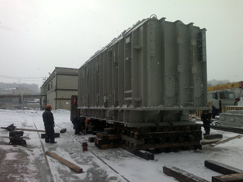Такелаж тяжеловесного трансформатора 197 тонн