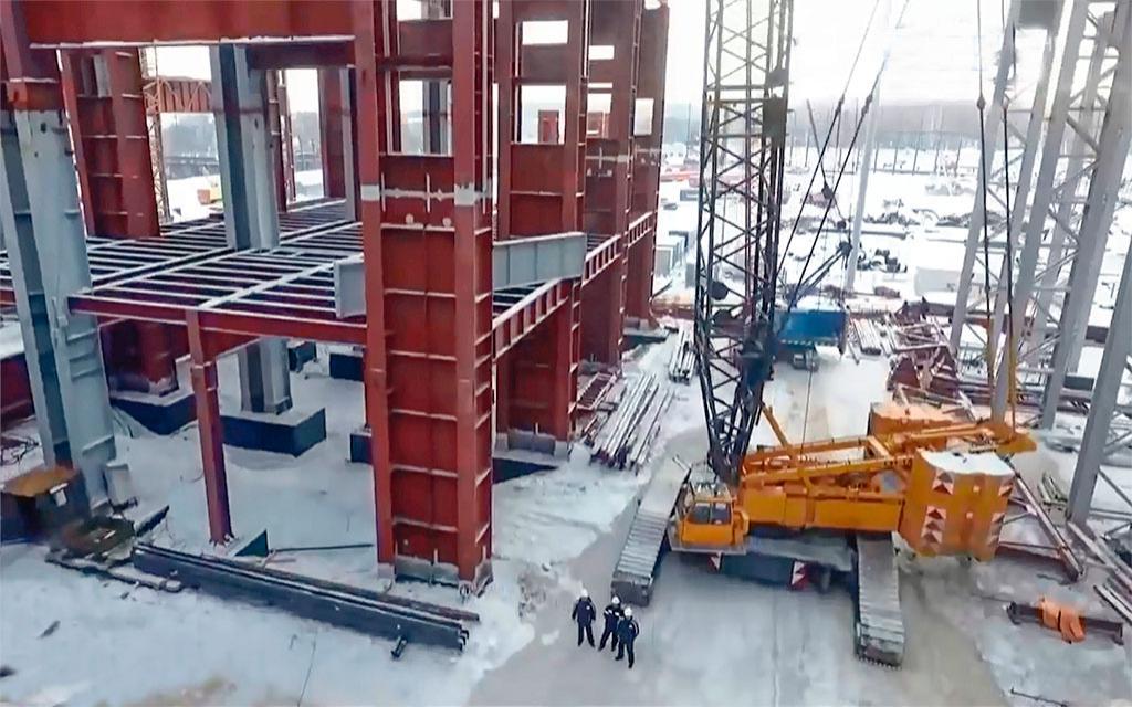 кран Liebherr 400 тонн в аренду 