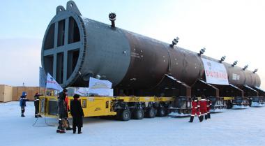 транспортировка реактора 1360 тонн