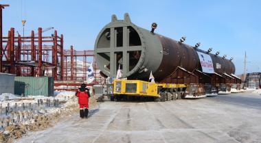 транспортировка реактора 1360 тонн