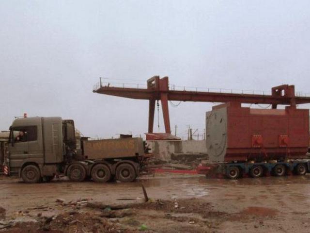 Перевозка негабаритного грузка