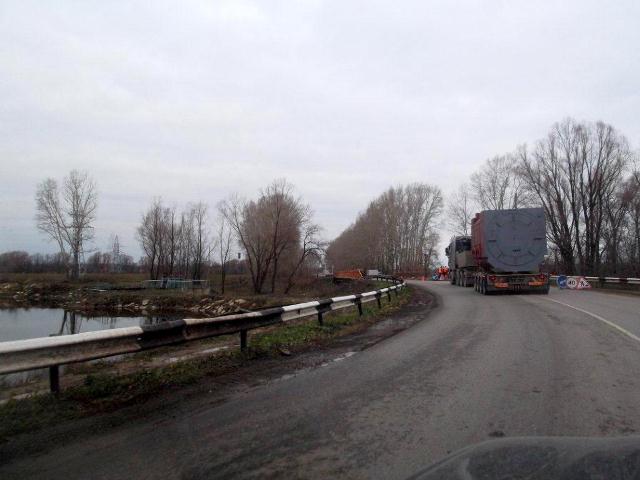 Перевозка негабаритного грузка