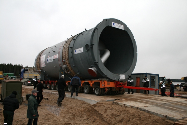 Проект Северный поток. SWTrans - перевозка тяжеловесных грузов.