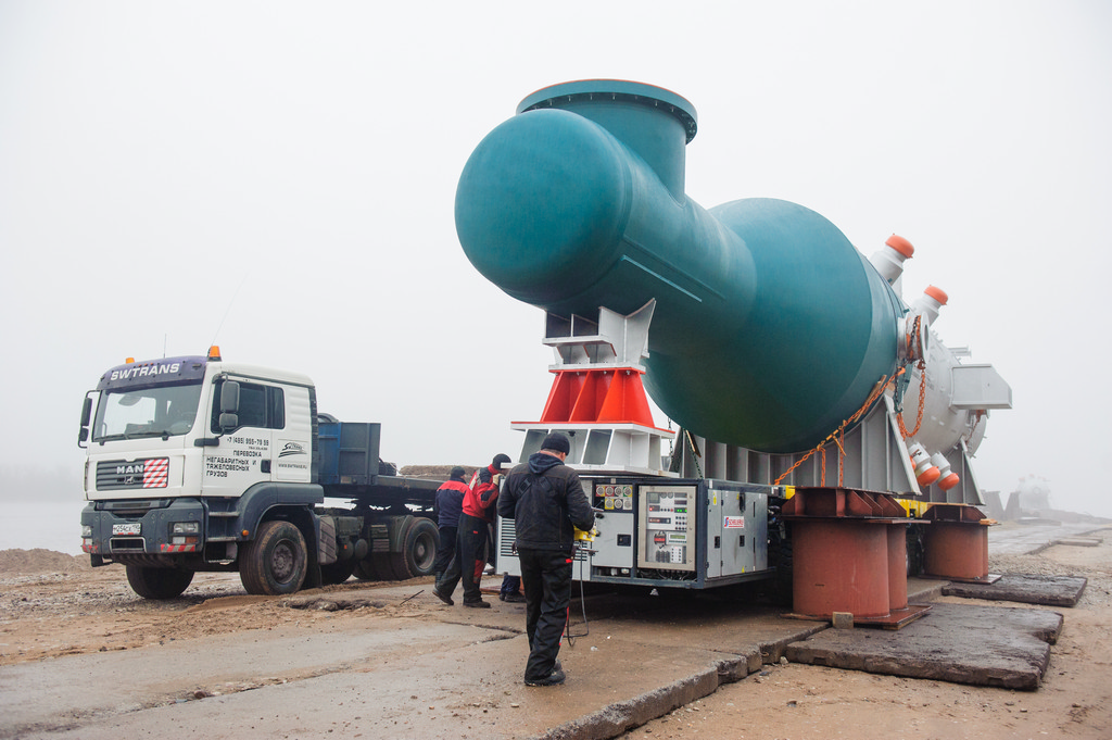 Великий Новгород выкатка РО-РО река Волхов