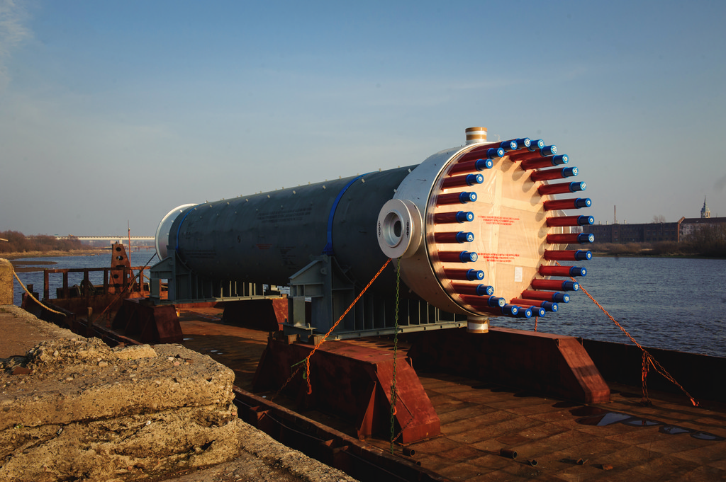 выкатка на берег методом ро-ро